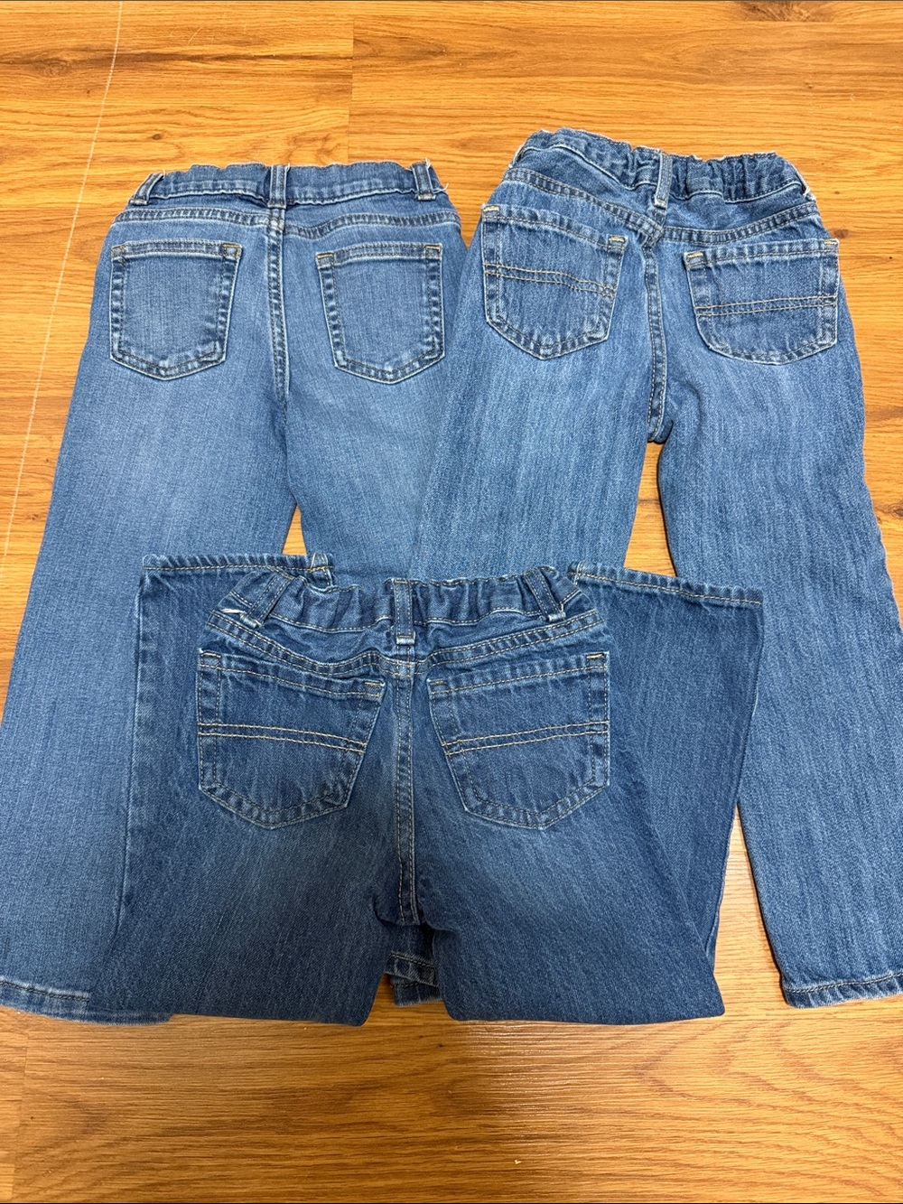 The Children's Place Blue Denim Jeans Trio for Kids